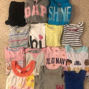 14 piece lot of Girls 10/12 clothes